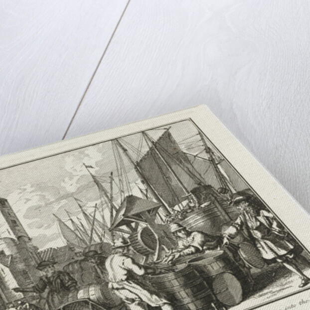 Herring packed in barrels by Pieter Schenk II