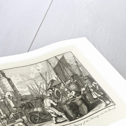 Herring packed in barrels by Pieter Schenk II