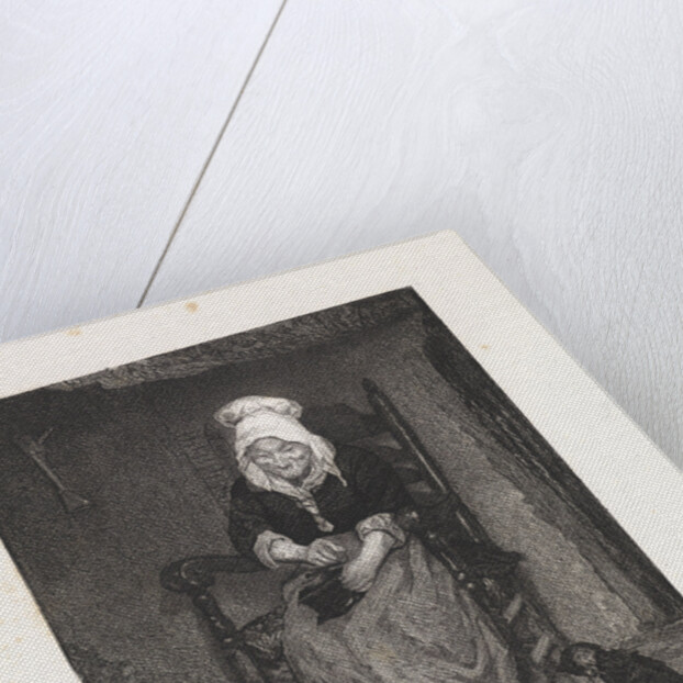 Coffee Grinding woman by Abram George Steelink