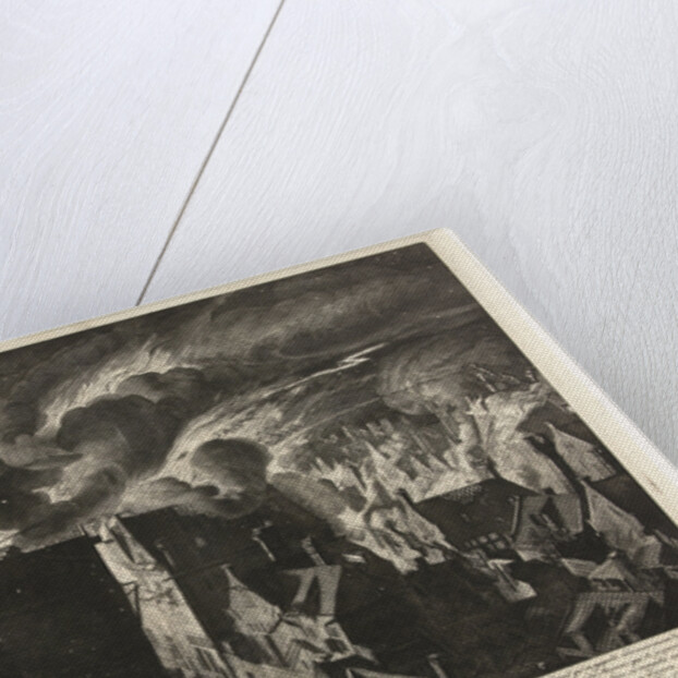 Fire on the Elandsgracht in Amsterdam by Jan Rieuwertsz. II