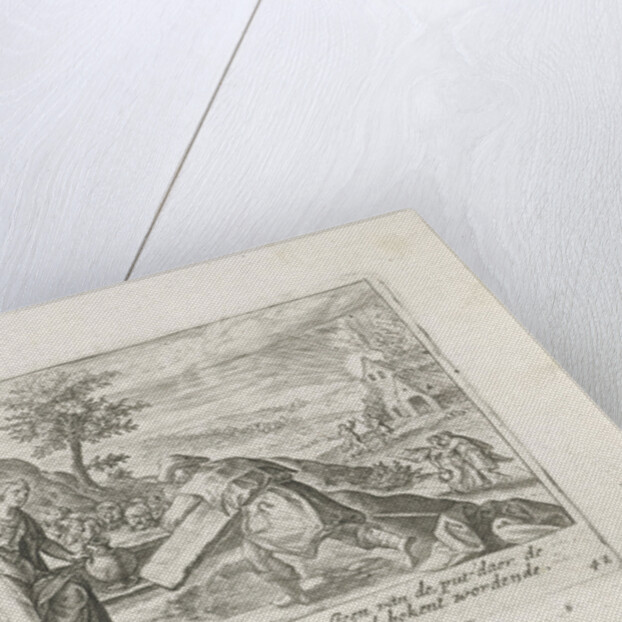 The Meeting of Jacob and Rachel at the well by Ysack Greve