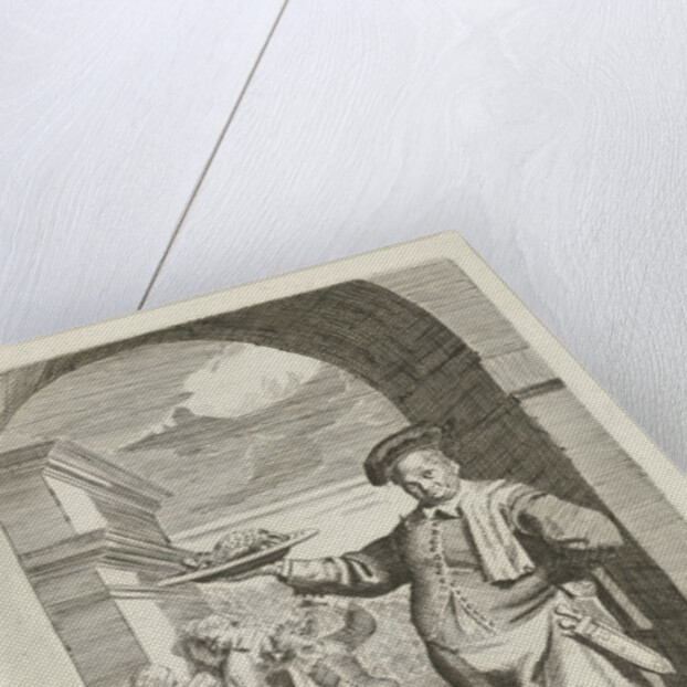 Cook at a drinking party by G.A. Karsen