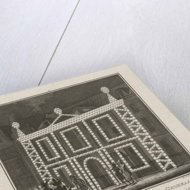 Illumination of the post office in Amsterdam by Jan Dóll