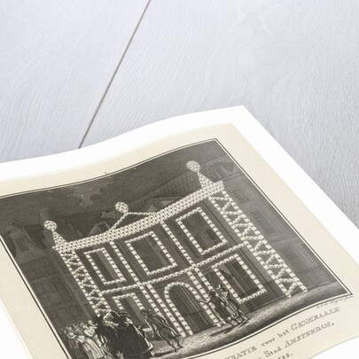 Illumination of the post office in Amsterdam by Jan Dóll