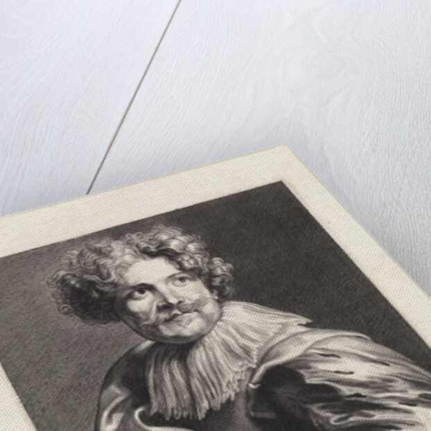 Portrait of the painter Simon de Vos by Paulus Pontius