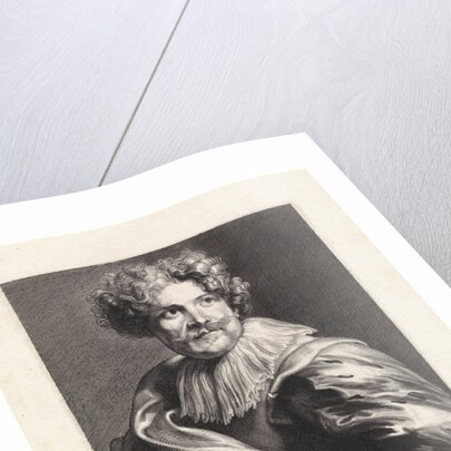 Portrait of the painter Simon de Vos by Paulus Pontius