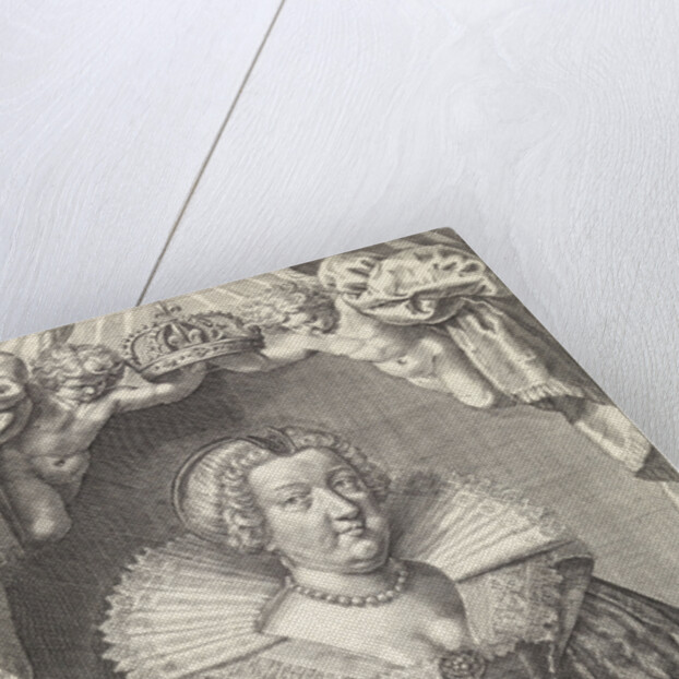 Portrait of Maria de Medici by François Langlois