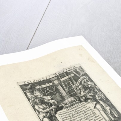 Lamb with book with seven seals by Aegidius Sadeler