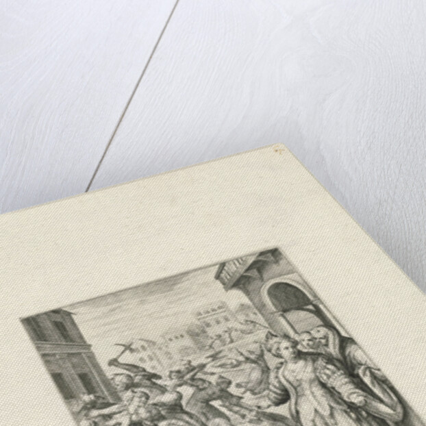 Queen Jezebel prophets eradicate by Sadeler