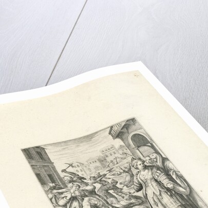 Queen Jezebel prophets eradicate by Sadeler