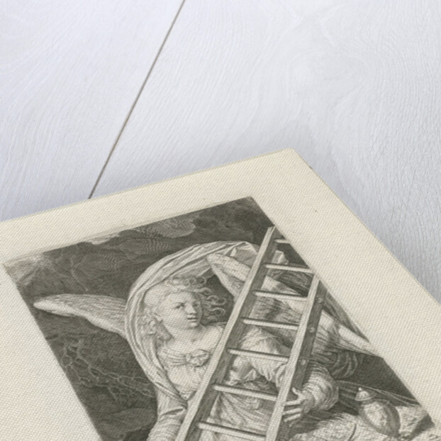 Angel with the ladder by Aegidius Sadeler