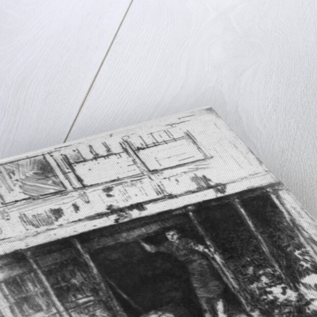 Canal house in Amsterdam by James Abbott McNeill Whistler