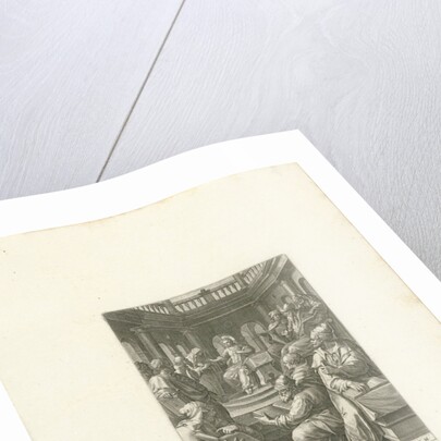 Christ among the teachers by Johann Sadeler I