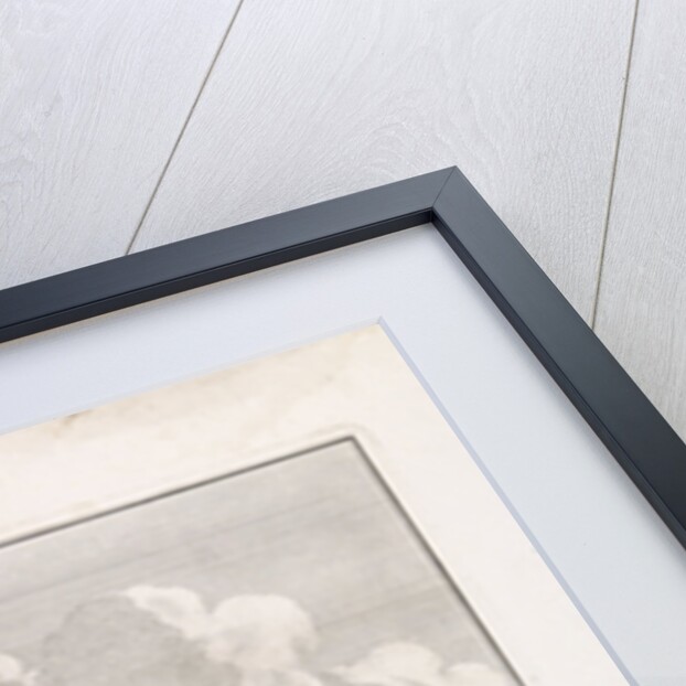 Ruins of a Roman gate with two men by Bonaventura van Overbeek