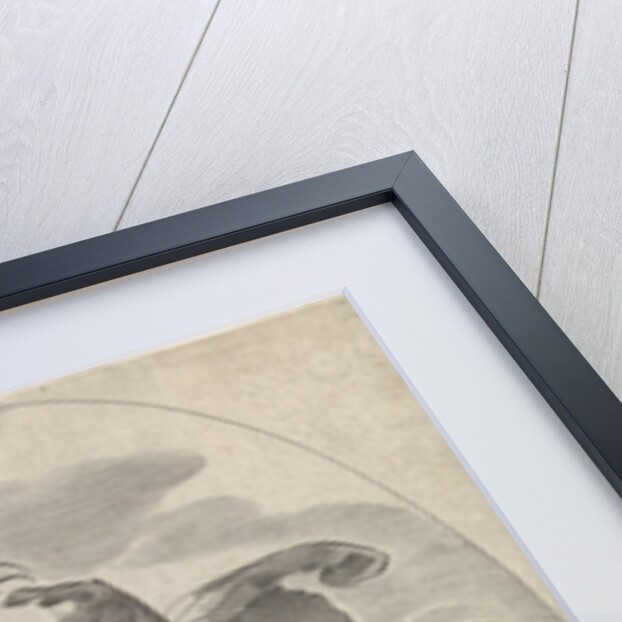 Dancing farmer with a sausage by Balthazar Moncornet