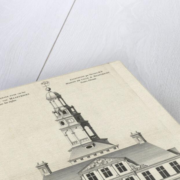 Rear of the Town Hall of Maastricht The Netherlands by Jan Matthysz.