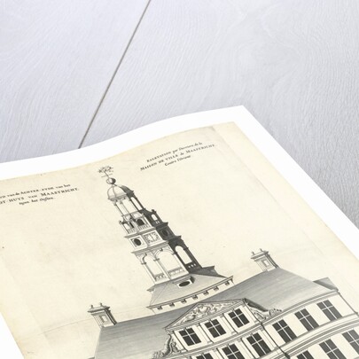 Rear of the Town Hall of Maastricht The Netherlands by Jan Matthysz.