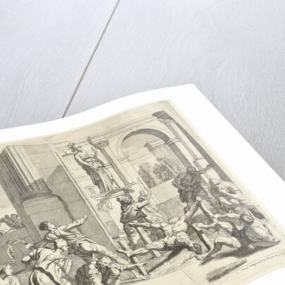 Flagellation of the Apostle Andrew by Francesco Collignon
