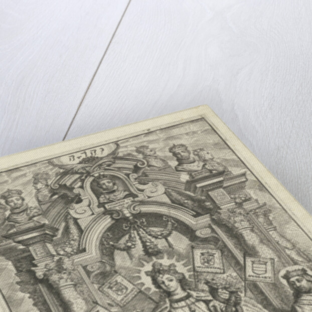 Personification of the county of Hainaut Henegouwen Belgium by Jean de la Barre