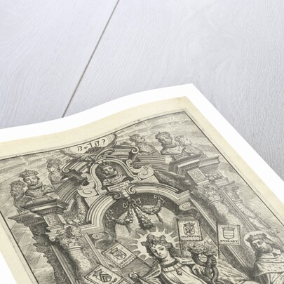 Personification of the county of Hainaut Henegouwen Belgium by Jean de la Barre