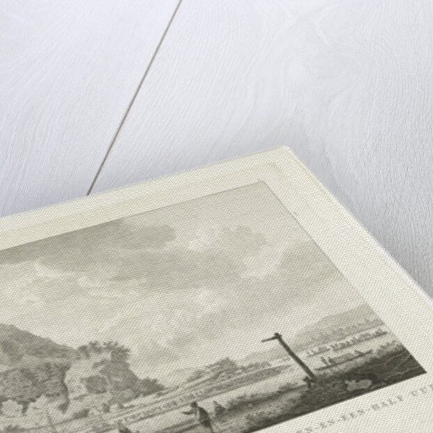 Rafters residential cabins and crew Rhine sagging by Carel Frederik Bendorp I