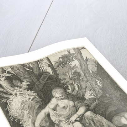 Pan spies the nymph Syrinx by Aegidius Sadeler