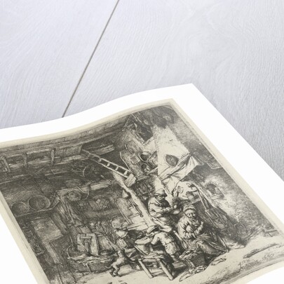 Farmer Family in interior by Adriaen van Ostade