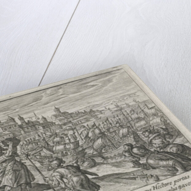 Siege of the Greek camp by Crispijn van de Passe I