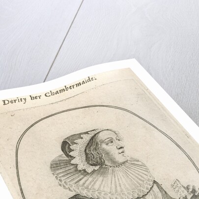 Portrait of a chambermaid by Crispijn van de Passe II