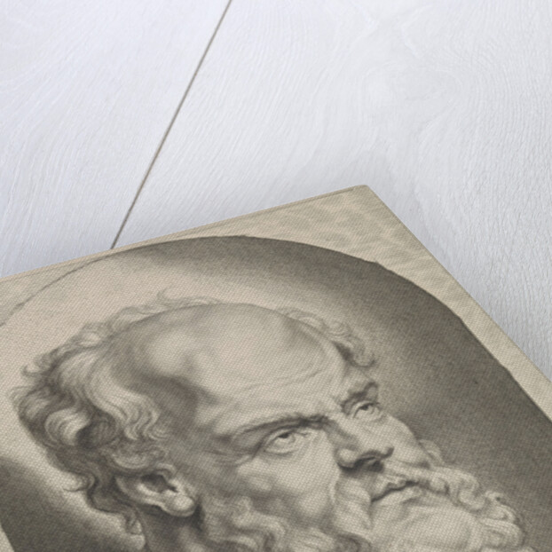 Antique bust of Socrates by Paulus Pontius
