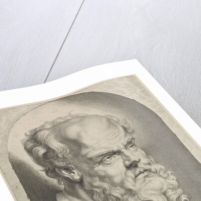 Antique bust of Socrates by Paulus Pontius
