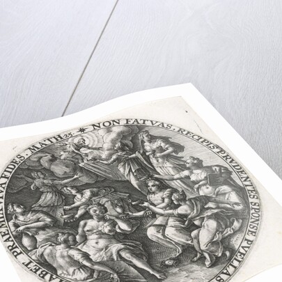 Parable of the five wise and five foolish virgins by Crispijn van de Passe I