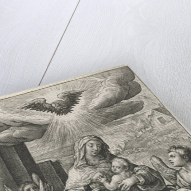 Mary with the Christ Child and Angels by Crispijn van de Passe I