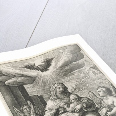 Mary with the Christ Child and Angels by Crispijn van de Passe I