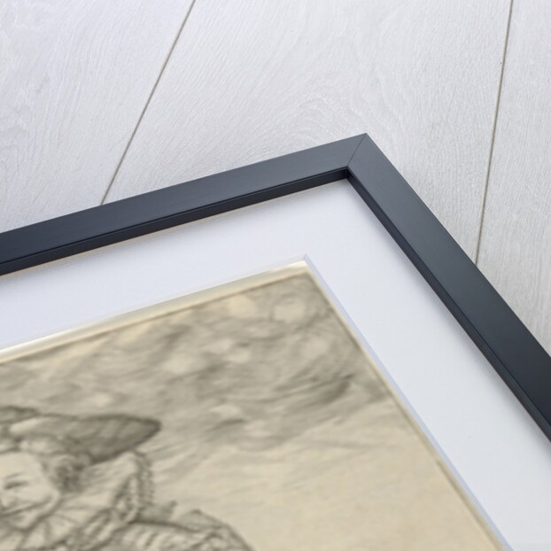 Officer marching to the left by Hendrick Goltzius