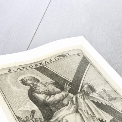Apostle Andrew by Crispijn van de Passe I