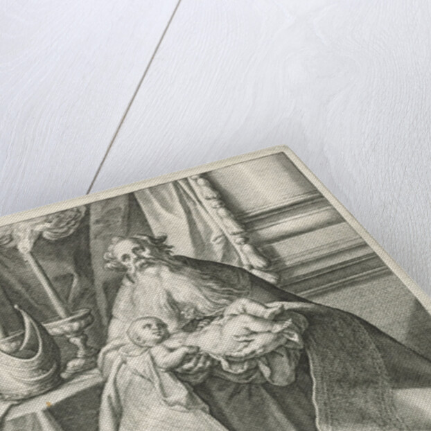 Simeon blesses the Christ Child by Crispijn van de Passe I