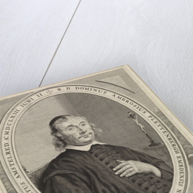 Portrait of Ambrosius Plettenbergh by Monogrammist JM