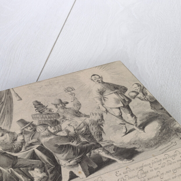 Painters colony in Rome or Brotherhood of the Red Cross by Pieter Nolpe