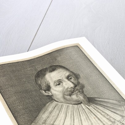 Portrait of the writer Franciscus Heerman by Jonas Suyderhoef