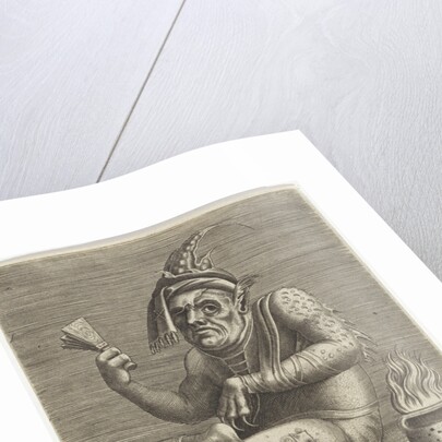 Lepers beggar in the guise of the Devil by Jheronimus Bosch