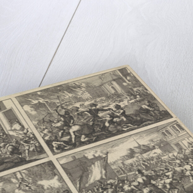 Riots in London: the home of William Laud is plundered and the Tower is stormed by the people to liberate prisoners by Anonymous