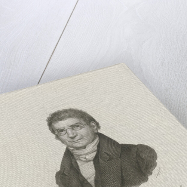 Portrait of Jan ten Brink by Johannes Immerzeel
