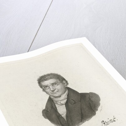 Portrait of Jan ten Brink by Johannes Immerzeel