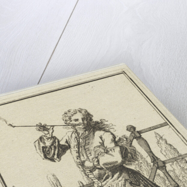 Pipe Smoking Man by Adolf van der Laan