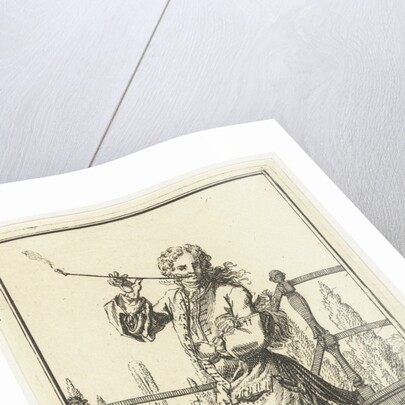 Pipe Smoking Man by Adolf van der Laan