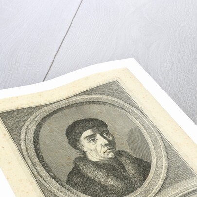 Portrait Laurens Jansz. Coster by Jan l' Admiral