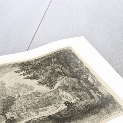 Village on the waterfront by Anna Maria de Koker