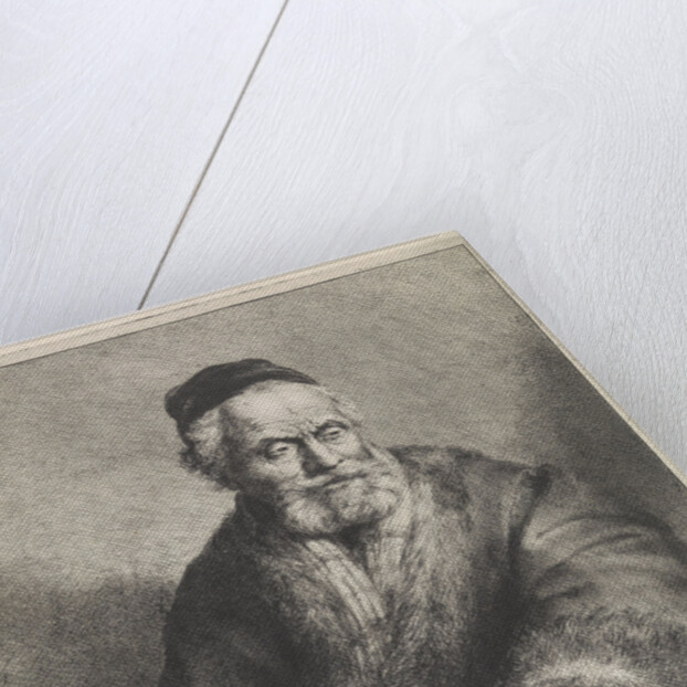 Portrait of the artist Johannes Lutma the Old by Johannes Lutma II