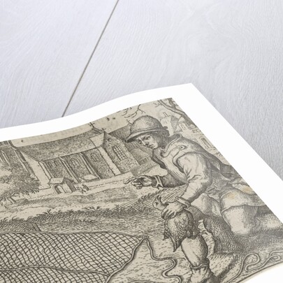 Fable of the fowler and partridge by Marcus Gheeraerts I